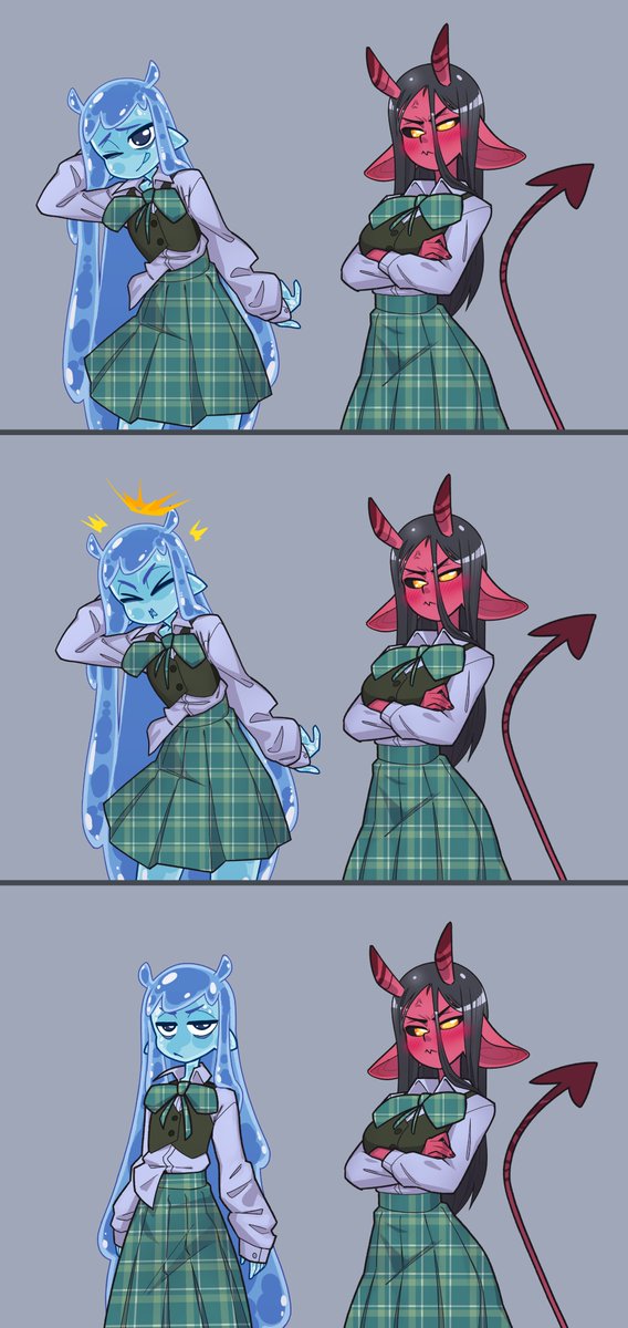 Wholesome Monster Girl Academia tweet media