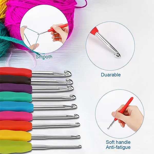 IndustrySw94466's tweet image. 🧶 Crochet hook kit with yarn &amp;amp; case.
Ergonomic handles, smooth finish, easy size marking—ideal for beginners &amp;amp; bulk DIY projects.

swell-industry.com
📞13515899490
#crochetkit #diycraft #handmade