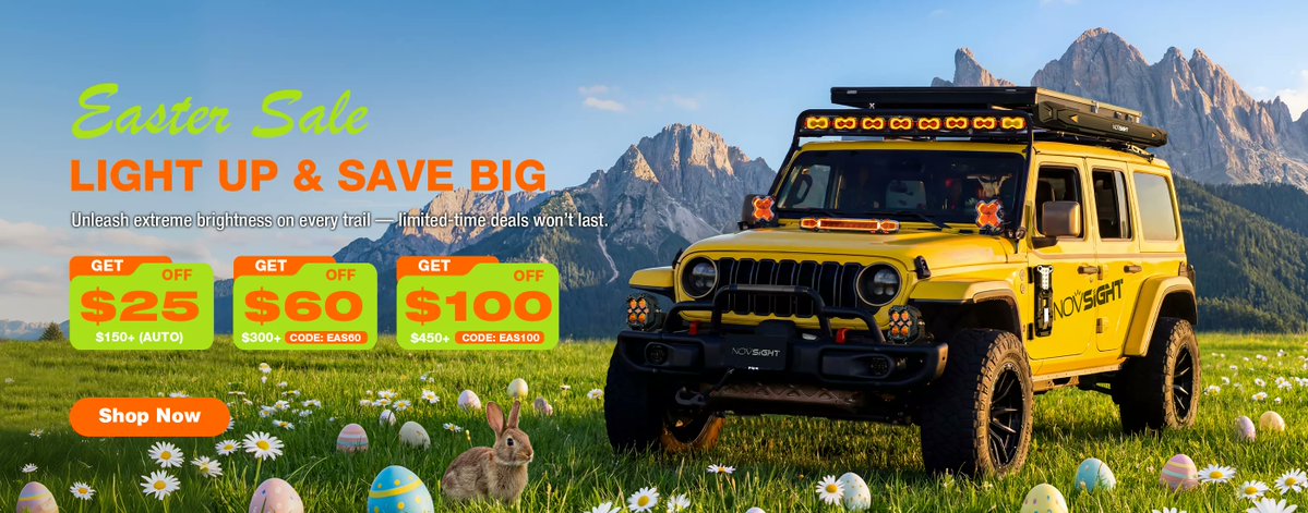 Novsight_Lights's tweet image. It’s not just brighter,it’s knowing exactly what’s around you.
From lighting to essential gear,everything matters when you’re off road🤘😎
#novsight #offroadlighting #trucklife #overlandgear #jeepbuild