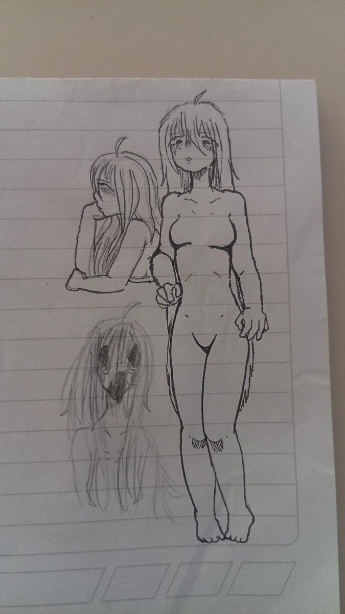 LewdNaomy's tweet photo. I know this isn't scary, but I loved the result. https://t.co/GHNzN51uQB