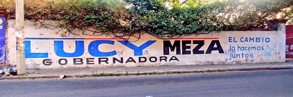 CuernaLimpia's tweet photo. @DavidMonroyMx Nada le importa la imagen de #Cuernavaca Siguen bardas pintadas por todas la ciudad con su horrible campaña electorera de hace dos años. Que tenga tantita madre para borrarlas y dar una mejor imagen urbana. #eslucy 😡🤬 https://t.co/mhenOInXQn