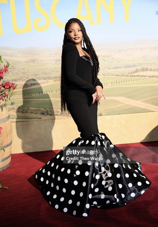 #HalleBailey and Regé-Jean Page at the World Premiere of ‘You, Me &amp; Tuscany’✨