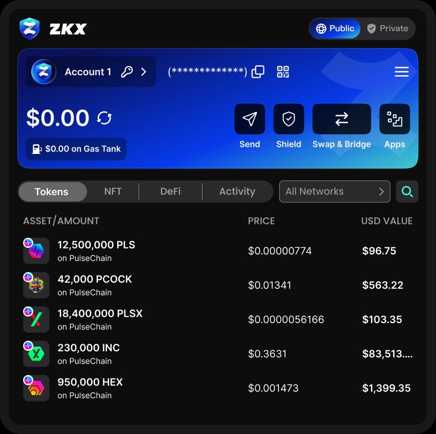 Liberty Swap ⚡️ Bridge2Pulse™️ Zero-Fee DEX tweet media