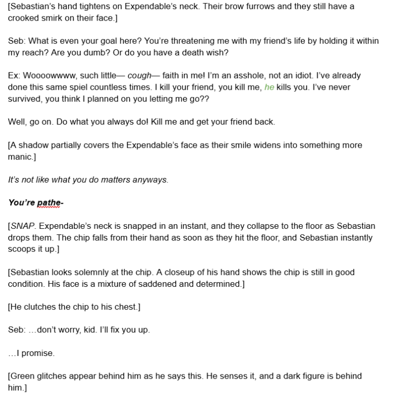 ThePrivHorse's tweet image. Here's the script. I do not support Zeal at all and support Ren wholeheartedly. But I feel like I might as well reveal what was gonna happen in case anyone was curious.

I will not be making Pressure content for the foreseeable future, or ever. Support Ren. Fuck Zeal.