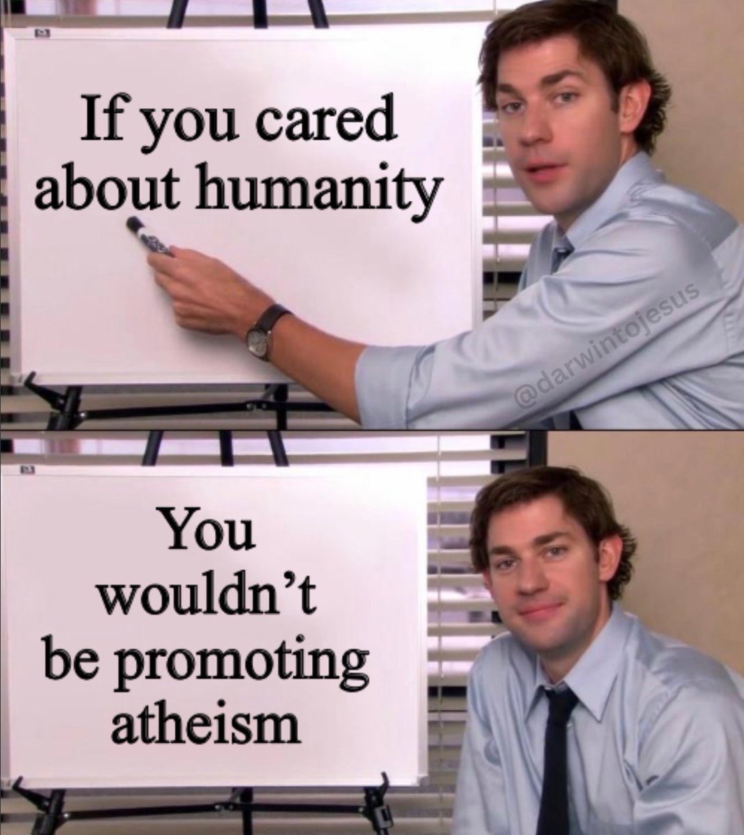 Darwin to Jesus tweet media