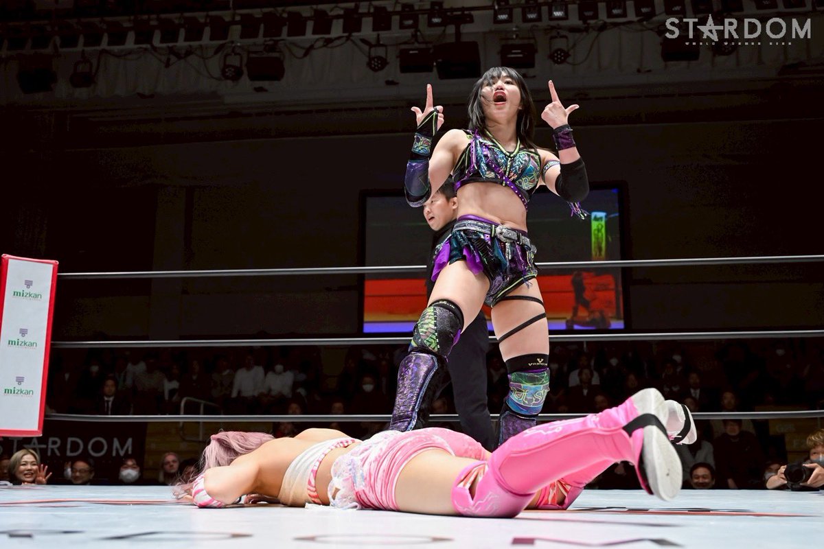 mchan1201's tweet image. 朱里さんこんなキャラだったっけ…
とやられながら思っていたのですが

パッションしていたのか…
#STARDOM
#GE