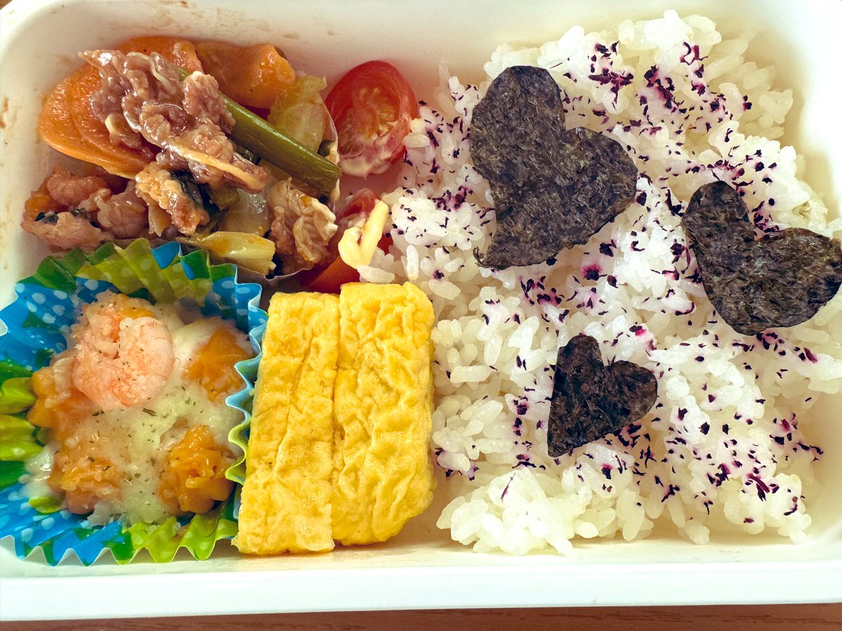 AkairoTanpopo's tweet photo. 愛夫弁当♡ww https://t.co/5NfDG67KrC