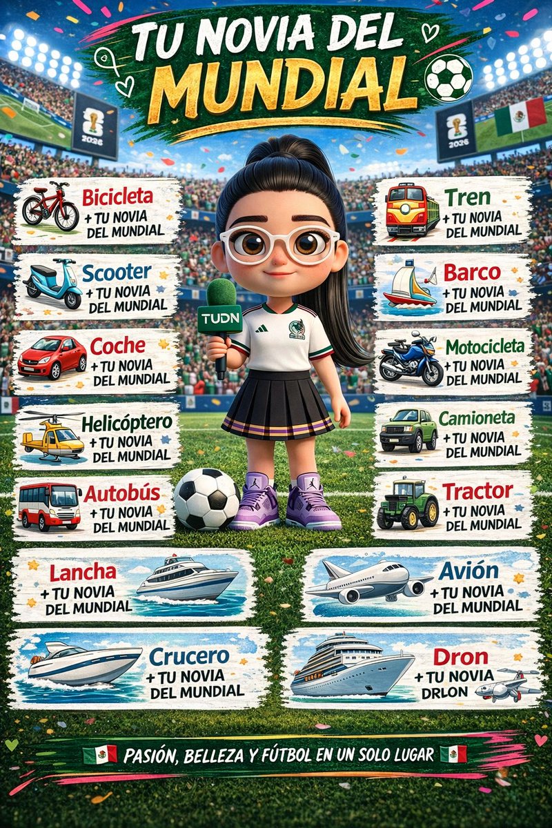 TU NOVIA DEL MUNDIAL
#daniamendez