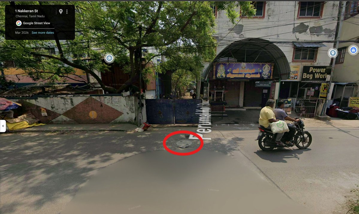 BalajiGopalanCH's tweet image. ZO11, WD152, Alapakkam Main Road
#SchoolZone
📌
maps.app.goo.gl/GXaL86pDgptQjk…

A pothole has formed around the manhole once again. As repeatedly highlighted, the work #Quality and #Design standards of #CMWSSB remain extremely poor and unacceptable. @CHN_Metro_Water