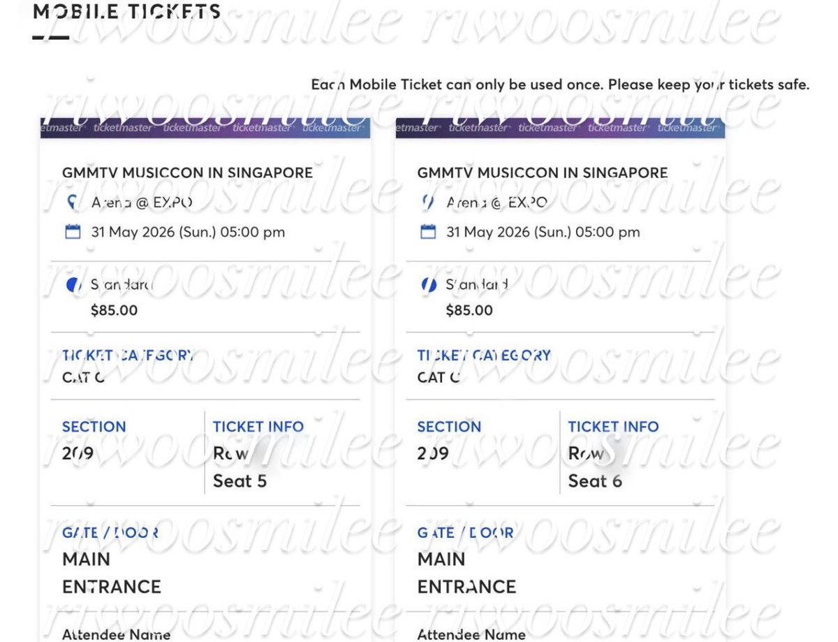 riwoosmilee's tweet photo. helping a friend!

wts lfb gmmtv musicon in sg day 2 
x2 cat C section 209 (side-by-side)
rfs: accidentally carted out extra
pm if interested!
#GMMTVMUSICONSINGAPORE https://t.co/dkUf87V9wm