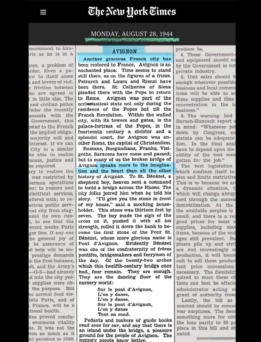 PJuvek's tweet photo. If read tonight abt Avignon Papacy - couple months ago when lucky to see brilliant 🩵Bob Dylan Jul 25 '81 Avignon vids glanced at the history but didn't know the whole story

This MTM was the first time heard the oldtimey song &amp; got it - like combustion 😎
https://t.co/ZemoTm6fjh https://t.co/Xuj1gUmrpZ