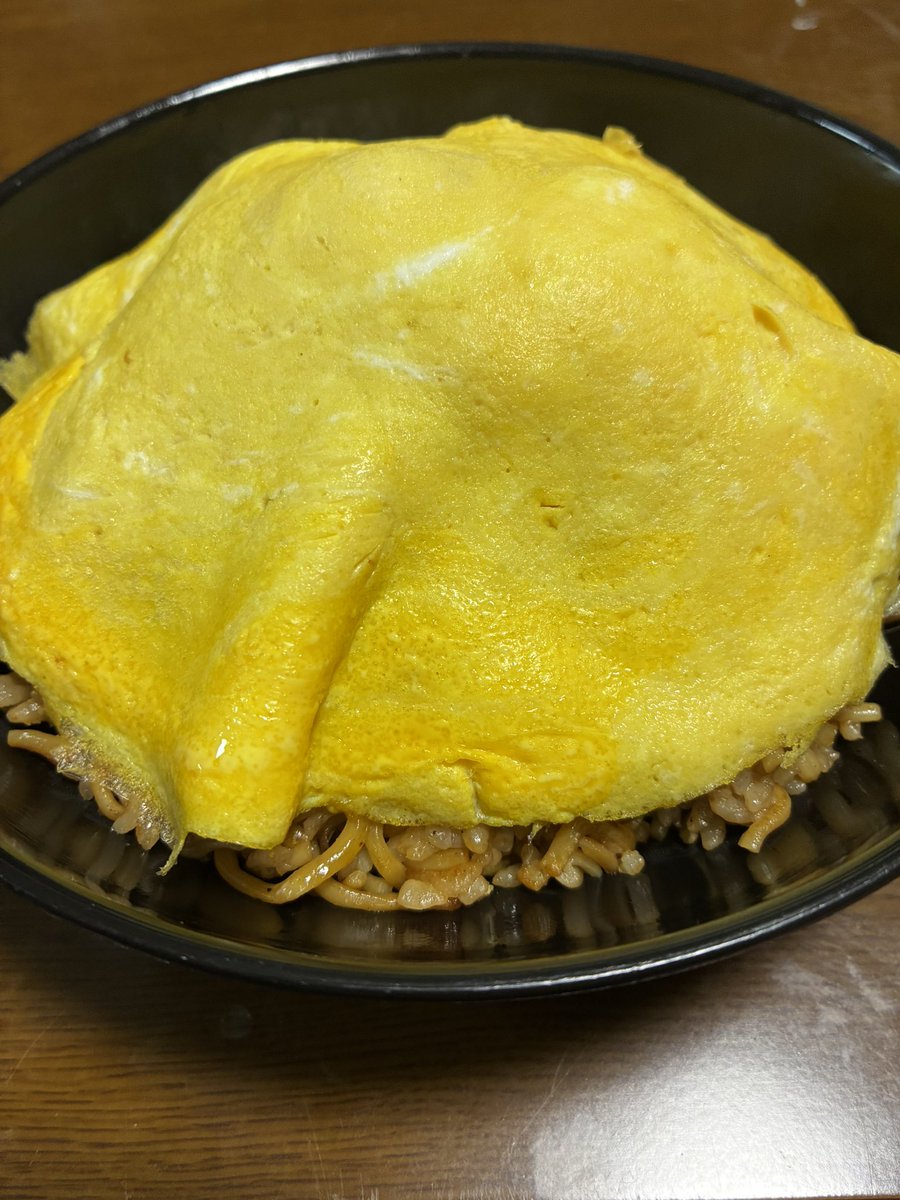 本日のお昼ご飯
オムそば飯でござる🐒