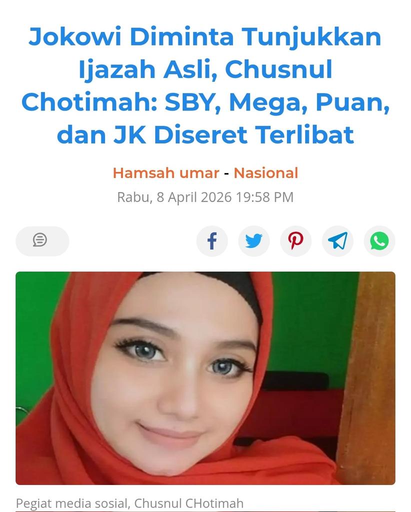 Chusnul ch💞timah tweet media