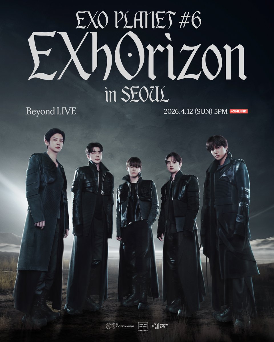 Beyond LIVE | [4/12] EXO PLANET #6 - EXhOrizon in SEOUL

❤️‍🔥TODAY 5PM (KST)
🔗bit.ly/beyondlive901-2

⏱️Ticket Sales Period
~ 2026.04.12(SUN) 5:29:59PM (KST)

#EXO #엑소 #weareoneEXO
#EXOPLANET #EXhOrizon
#BeyondLIVE #비욘드라이브