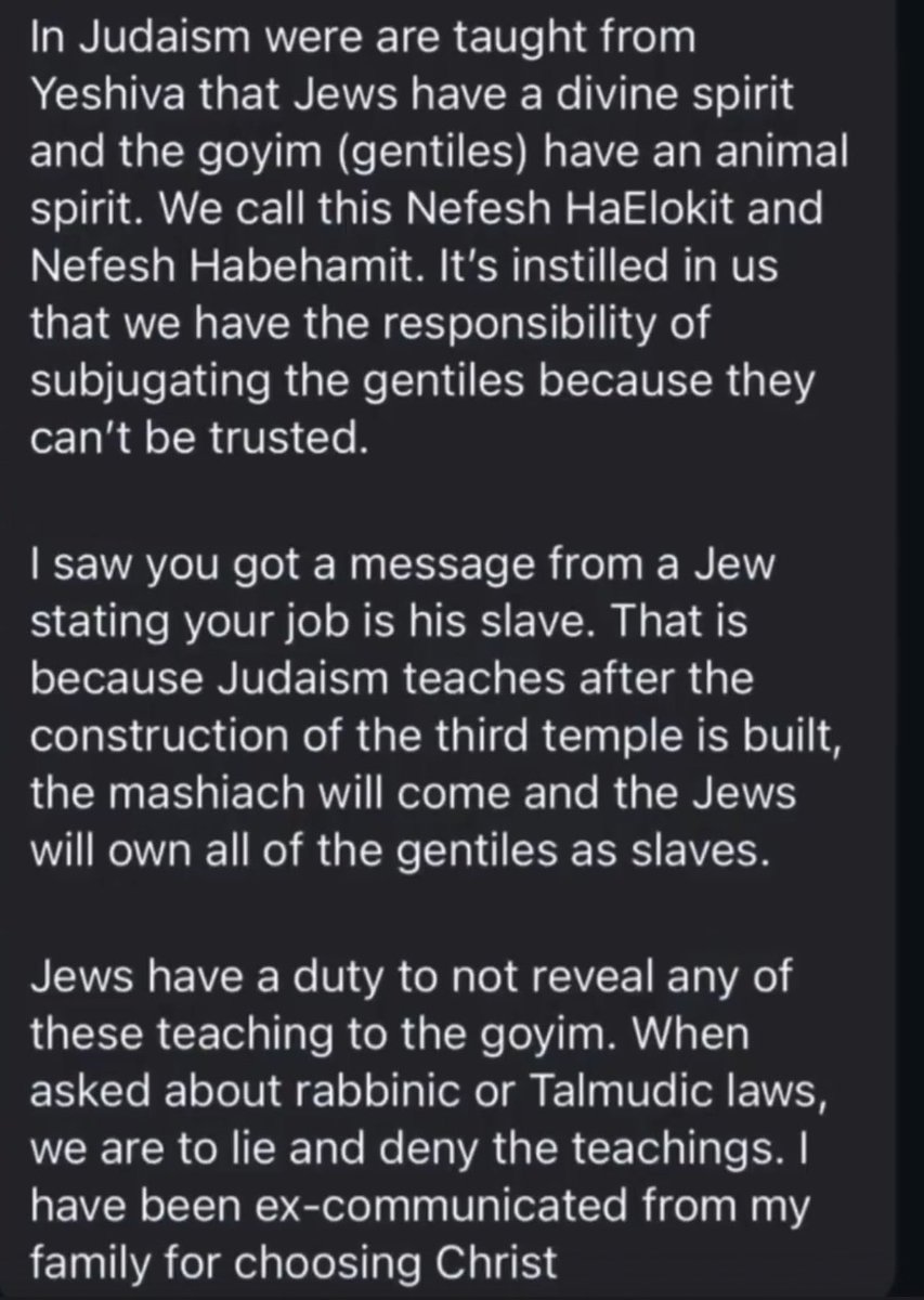 AipmtNet's tweet photo. @TMZ My friend converted from Judaism to Christianity ✝️ look at his text https://t.co/EqVVuacNy5