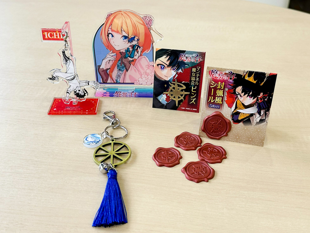 Ichi_the_Witch's tweet image. ＼\🎊『魔男のイチ』単独フェアは12日まで🎊/／

JUMP SHOPで開催中の『魔男のイチ』単独フェアは12日まで！
原作イラストを使用した新商品が登場！お見逃しなく🪄

■開催期間
4/3(金)～4/12(日)

販売ページはこちら✨
jumpshop-online.com/collections/js…

#IchiTheWitch