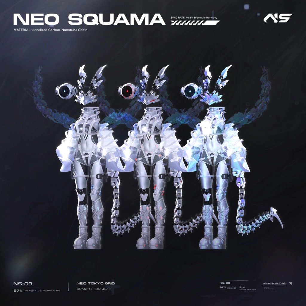 MIRAGE by eden 新作衣装『Neo Squama』🐲

サイバーパンクな世界観と美しいシルエットが特徴のこちらの衣装。

これまでご紹介してきた「ホワイト」は、洗練された近未来感を楽しめると大変ご好評いただいております🤍