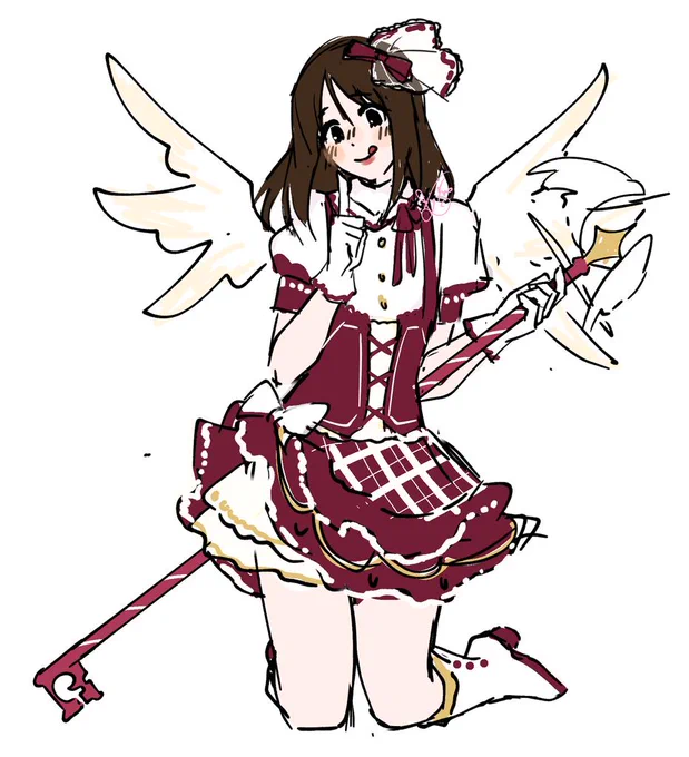 Magical osaka:pp (i added some veil in her bow...)