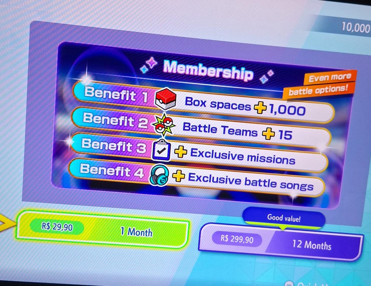 Eu até me interessei pelo jogo mas 60 reais pelo passe de batalha e o membership sendo uma outra compra separada não dá 

Assinaria de boa 30 por mês se o passe fosse incluído. Eu hein!