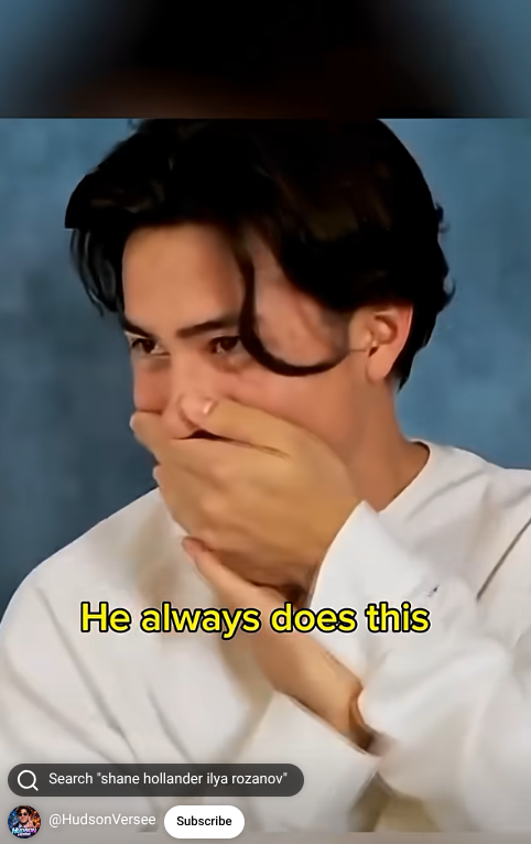bluechicka41324's tweet photo. For context: Hudson does the exact same "polly pocket hand" gesture himself. 

He has also publicly condemned homophobic and bigoted behaviour on his Instagram.  https://t.co/Sl1W1gLUBu https://t.co/JM65gBXFUT
