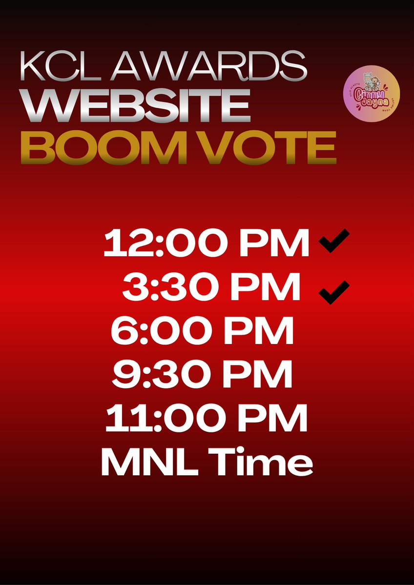 GinJay Filo Voting Team tweet media