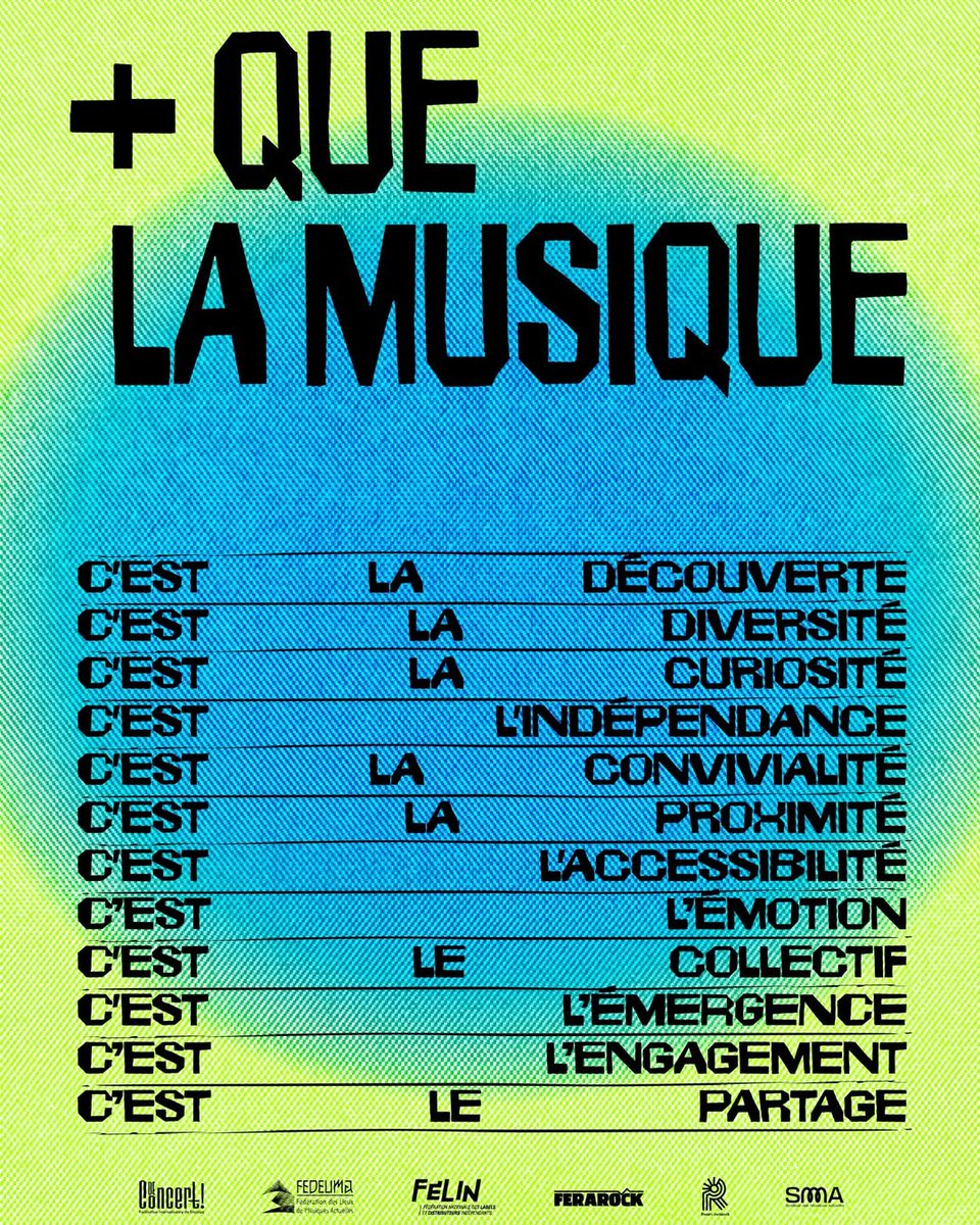 philippepoustis's tweet image. 💥 Pousser la porte d'une salle de #spectacle, explorer un #festival, s'arrêter sur une #radio associative, écouter un(e) #artiste signé(e) sur un #label #indépendant, ces actions traduisent, au-delà de la #musique, la curiosité, le goût de la #découverte, de la rencontre.