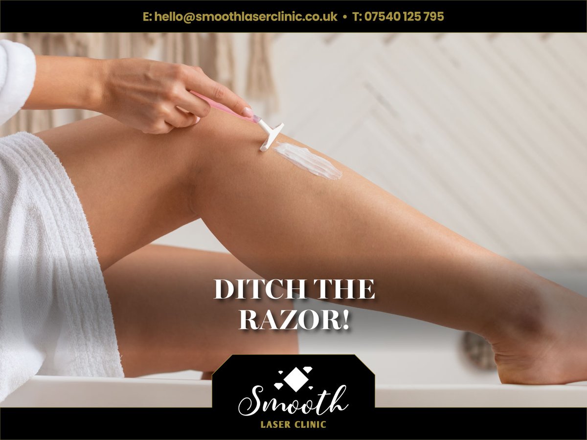 SmoothLaserUK's tweet image. Ditch the razor, keep the glow!

Book your Smooth Laser Hair Removal Treatment at tinyurl.com/tw8bh7vb  

#SmoothMoves #LaserHairRemoval #SmoothSkin #SummerSkin
