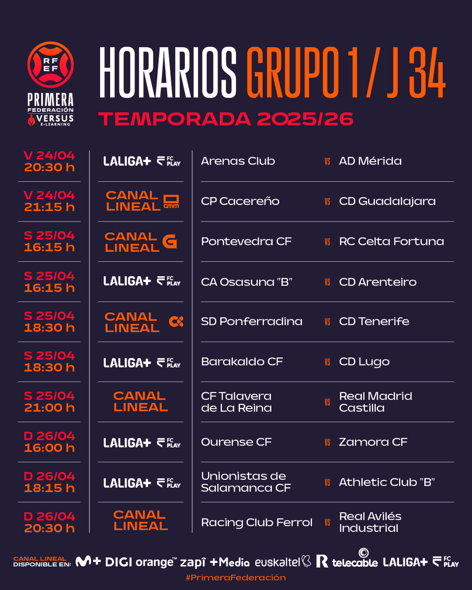 Primera Federación Versus e-Learning tweet media