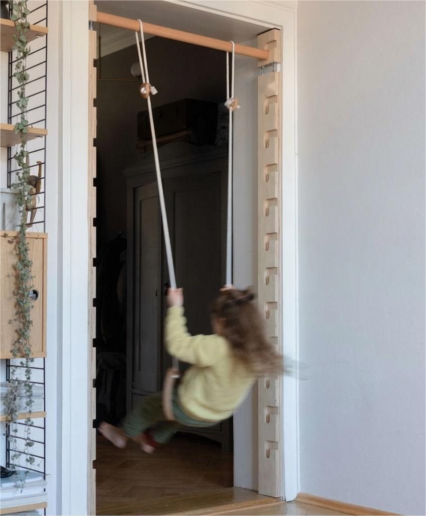 Costway_com's tweet image. Our little monkey is very happy with her new toy. 🤣Haven’t managed to get one non-blurry photo yet.
Such a fun way to add more play without needing a bigger room.👍
#Costway, More Than Just Furniture.

#indoorplay #familyhome