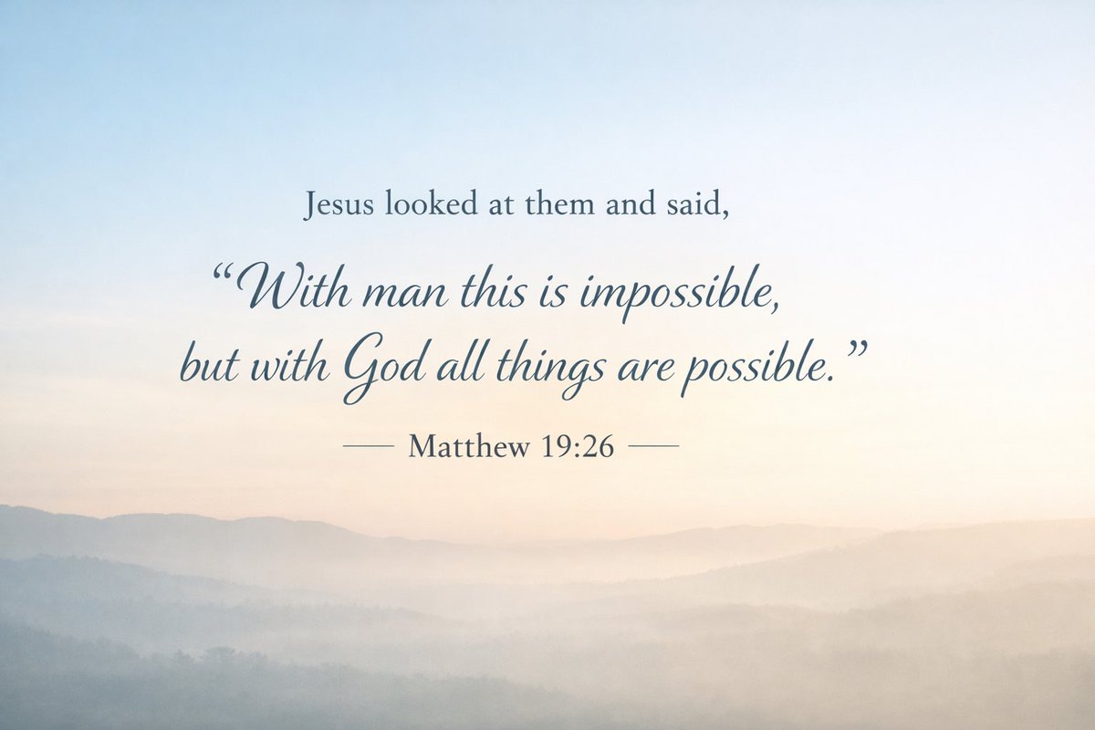 carlmathis's tweet photo. Some situations in life simply don’t make sense.
No clear solution. No visible path forward.

What feels impossible in your hands is not impossible in God’s.

https://t.co/LMhi9u0UCn

#Faith #Leadership #Purpose #Resilience #TrustGod #Mindset #Growth https://t.co/QzffBBQGjN
