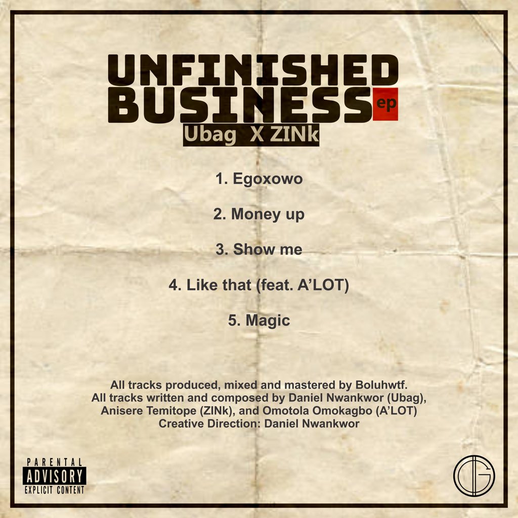 ubagszn's tweet photo. Glad to announce release of joint ep “Unfinished Business” with @zinkarian https://t.co/xpb3ARyZSu
