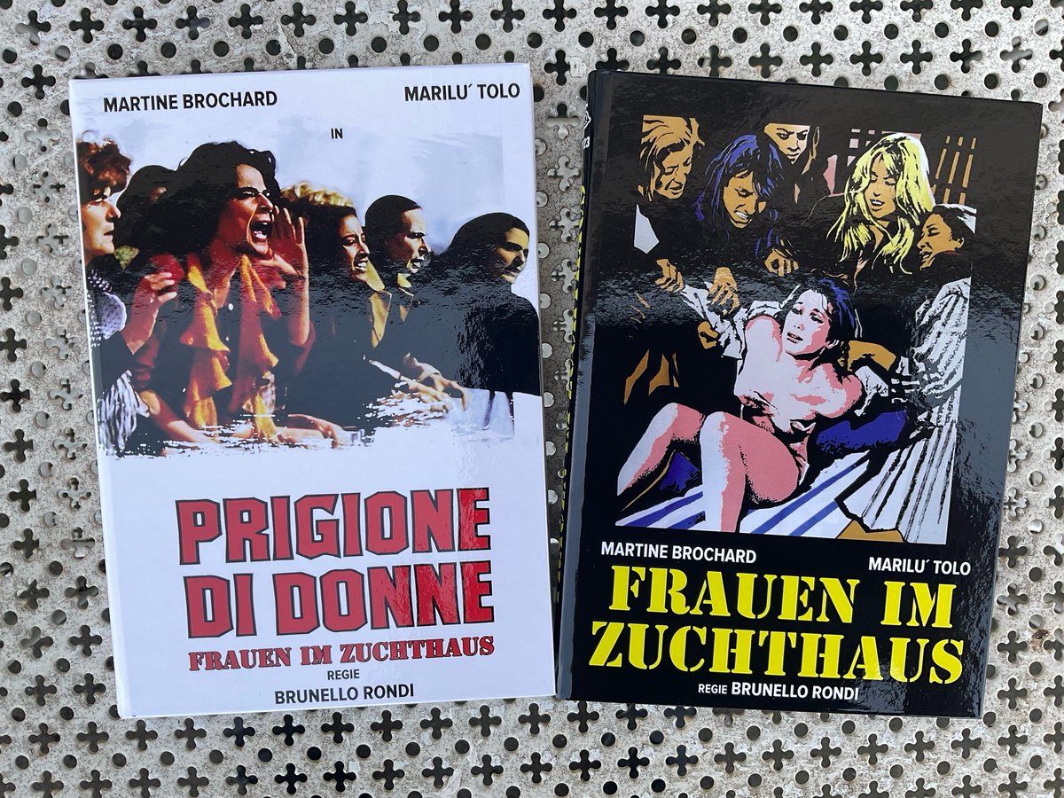 CineploitDiscs's tweet photo. 2 kleine Hardbox Designs von FRAUEN IM ZUCHTHAUS aka PRIGIONE DI DONNE von Brunello Rondi sind nun erhältlich in einer handnummerierten Auflage von jeweils 70 Exemplaren. #brunellorondi #marilutolo #martinebrochard #italiangenrecinema #womeninprisonfilms https://t.co/NSlf7ZU8D9
