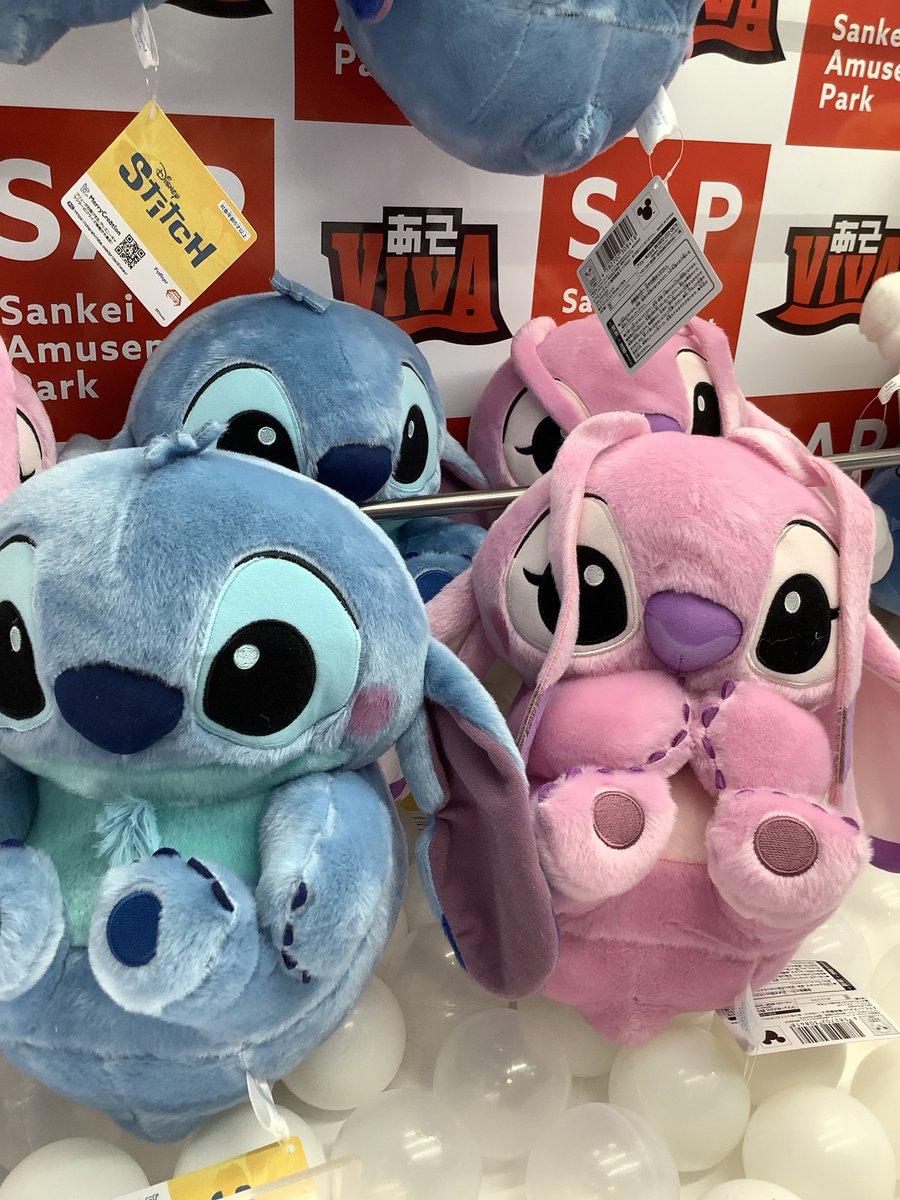 景品入荷情報】 ・ディズニー スティッチ 寝そべりコロコロ BIG