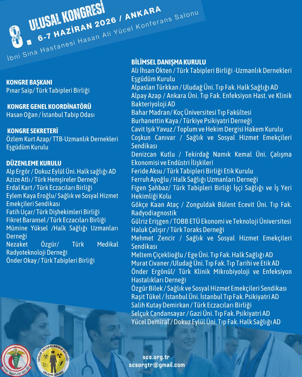 Sağlık Çalışanlarının Sağlığı Çalışma Grubu tweet media