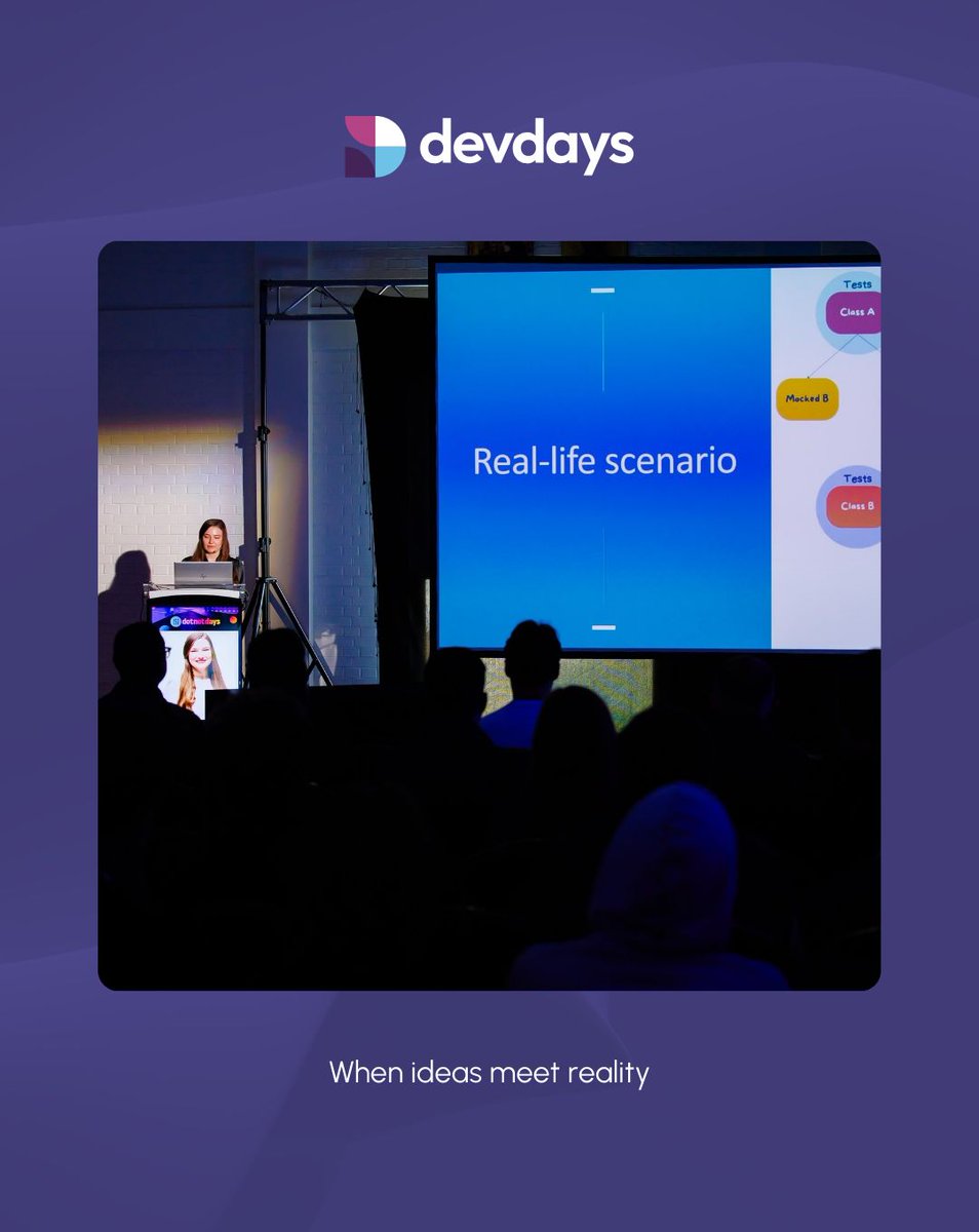 devdaysconf's tweet photo. There is a difference between explaining an idea and walking through what happened when it met reality.

Listening to lived experience changes how you recognise patterns in your own work.

Think in systems. Build to last.
https://t.co/NjzxifQalv

#devdays #UnstackedEngineering https://t.co/Vd2MtOQzUi
