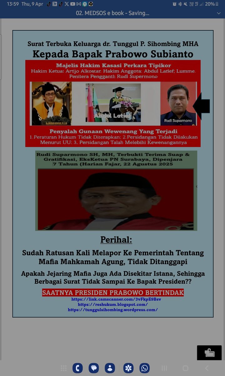 BismarChannel's tweet photo. Hukum Harus Ditegakkabm Bila Tidakm Negara Hancur. https://t.co/Ou0GYNacwf