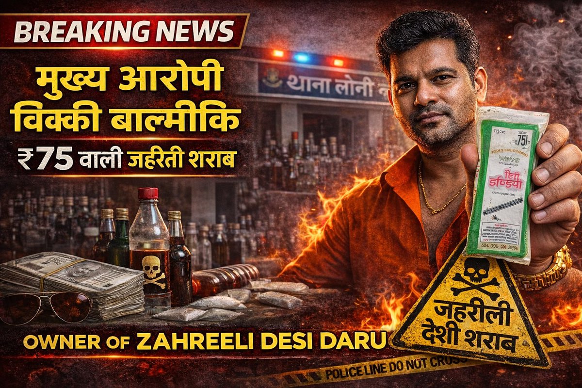 crimefocus786's tweet photo. गाजियाबाद पुलिस कमिश्नरेट के लोनी बॉर्डर थाना क्षेत्र में अवैध देसी शराब के कारोबार का बड़ा मामला सामने आया है, जहां एक युवक ने अपने ही घर को देसी शराब का अवैध ठेका बना डाला।

मामला लोनी बॉर्डर थाना क्षेत्र की अमर कॉलोनी के अंबेडकर चौक, ए ब्लॉक गली नंबर 4 का है, जहां रहने वाला विक्की बाल्मीकि बिना किसी लाइसेंस और परमिशन के अपने घर से ही खुलेआम देसी शराब बेच रहा है। बताया जा रहा है कि विक्की बाल्मीकि लंबे समय से इस अवैध कारोबार को अंजाम दे रहा है और आसपास के लोगों को अपने घर से ही देसी शराब सप्लाई करता था।

स्थानीय लोगों के अनुसार, इस अवैध शराब बिक्री से इलाके का माहौल भी खराब हो रहा है और लोगों में डर और नाराजगी का माहौल बना हुआ है। 

अब देखना होगा कि पुलिस इस अवैध कारोबार पर किस तरह पूरी तरह से लगाम लगा पाती है।
@dm_ghaziabad @PMOIndia @CMOfficeUP @DCPRuralGZB @Uppolice @upexcise @UPGovt 
@ghaziabadpolice @dgpup @homeupgov 
इस तरह का मादक पदार्थों का कार्य करने वाले लोगों पर तुरंत कार्रवाई करें 
(धन्यवाद)
