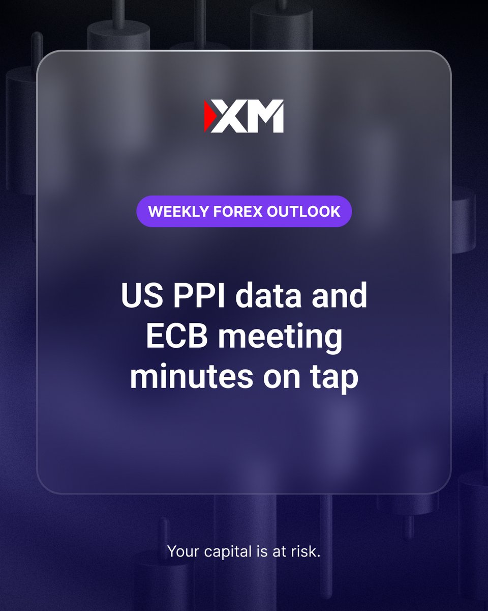XM_COM's tweet image. #Dollar traders will shift attention to the US #PPI data for clues on how the #Fed will proceed with rates. The #ECB minutes, the Australian #jobs report and China’s #GDP are also on tap.

Here is our #WeekAhead 👉 spkl.io/6010A22cI

#XM #WeeklyForexOutlook