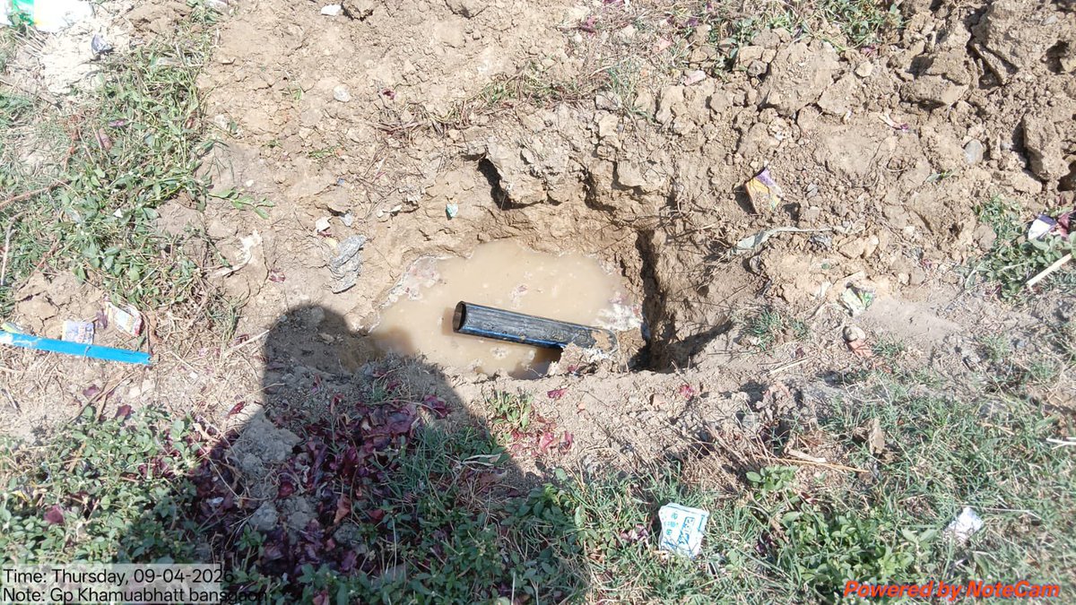 upjnrgorakhpur's tweet image. जल जीवन मिशन के अंतर्गत उत्तर प्रदेश के जनपद गोरखपुर मे ग्राम पंचायत ख़मुआभट्ट, ब्लाक (बांसगांव) टोला- महादिह में लीकेज की समस्याओं का निराकरण करते हुए सुचारू रुप से पेयजल की आपूर्ति निर्बाध कराई गई।
#swsm
#jjm 
#jaljeewanmission 
@Dm_Gorakhpur