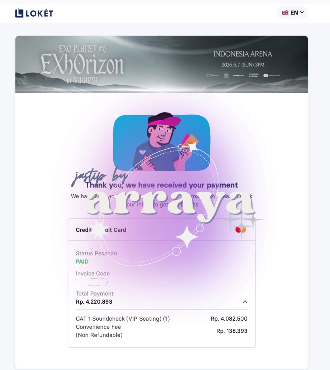 by arraya | JASTIP TIKET KONSER tweet media