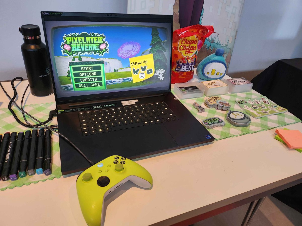 TeamReverie_Dev's tweet photo. Thank you to everyone who attended GDLX and managed to stop by our stall to playtest our demo for Pixelated Reverie!

We got lots of great feedback and some lovely compliments🔥

Read more: https://t.co/FM0qttU0Av https://t.co/aE7BN0VNue
