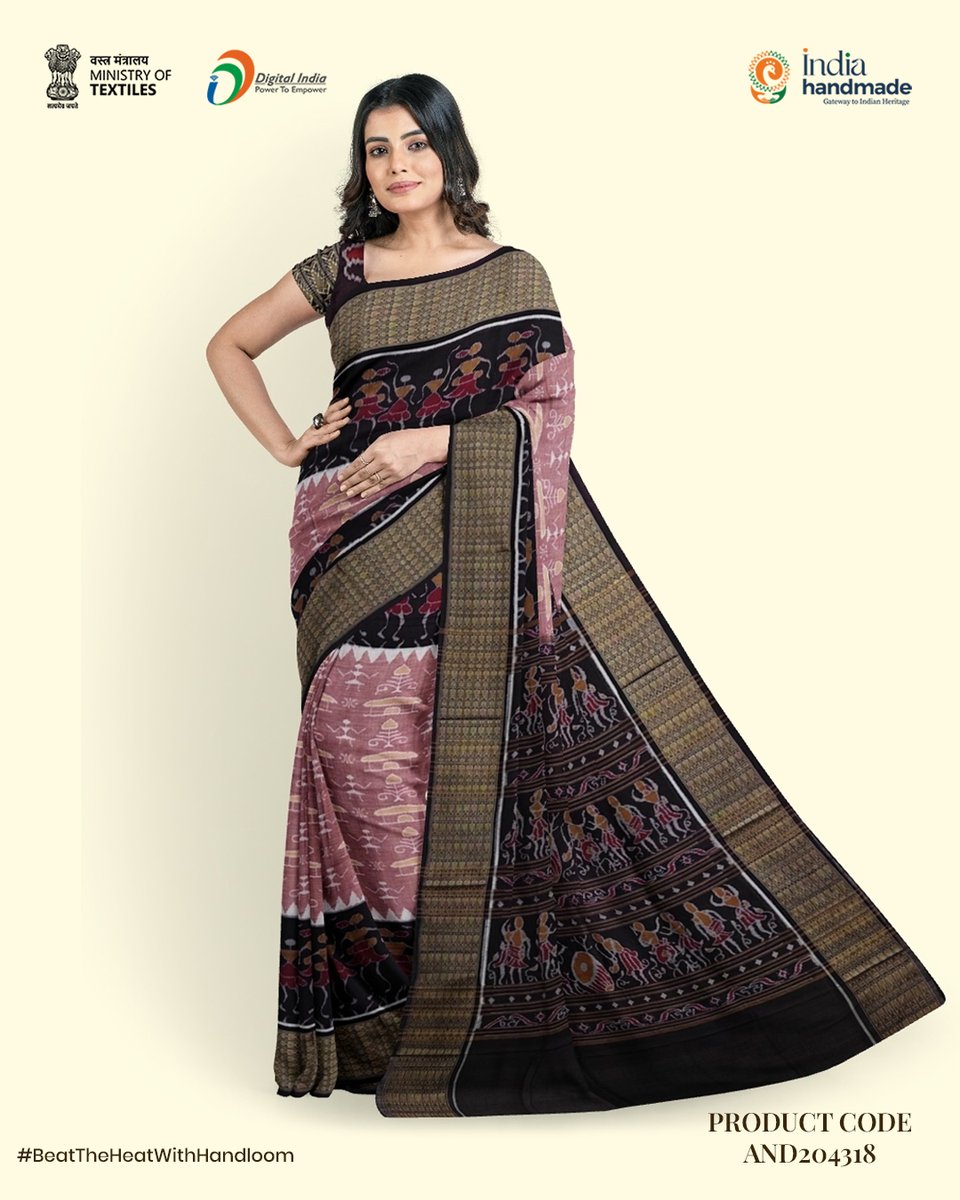 Indiahandmade_'s tweet image. Every saree tells a story of skilled hands and rich heritage. Perfect for summer, these lightweight weaves keep you comfortable while making a graceful statement.

💫Buy now at Indiahandmade.com.

#Indiahandmade #SupportArtisans #HandloomIndia #VocalForLocal #MadeInIndia