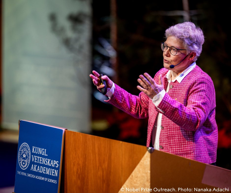 NobelPrize's tweet image. Physics laureate Anne L’Huillier shed light on the shortest of moments, helping to give humanity new tools for exploring the world of electrons inside atoms and molecules.

Learn more: nobelprize.org/prizes/physics… 

#NobelPrize