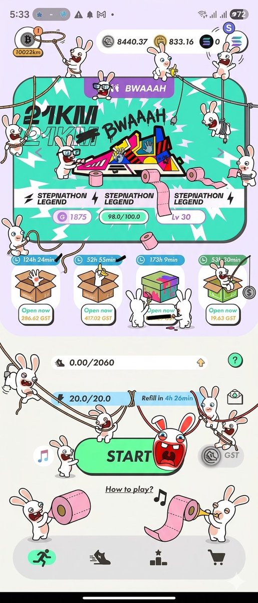 hanejpn's tweet photo. @Stepnofficial #STEPNxRabbids 
Nano Banana やっぱりスゴい。 https://t.co/jj3des1MnI