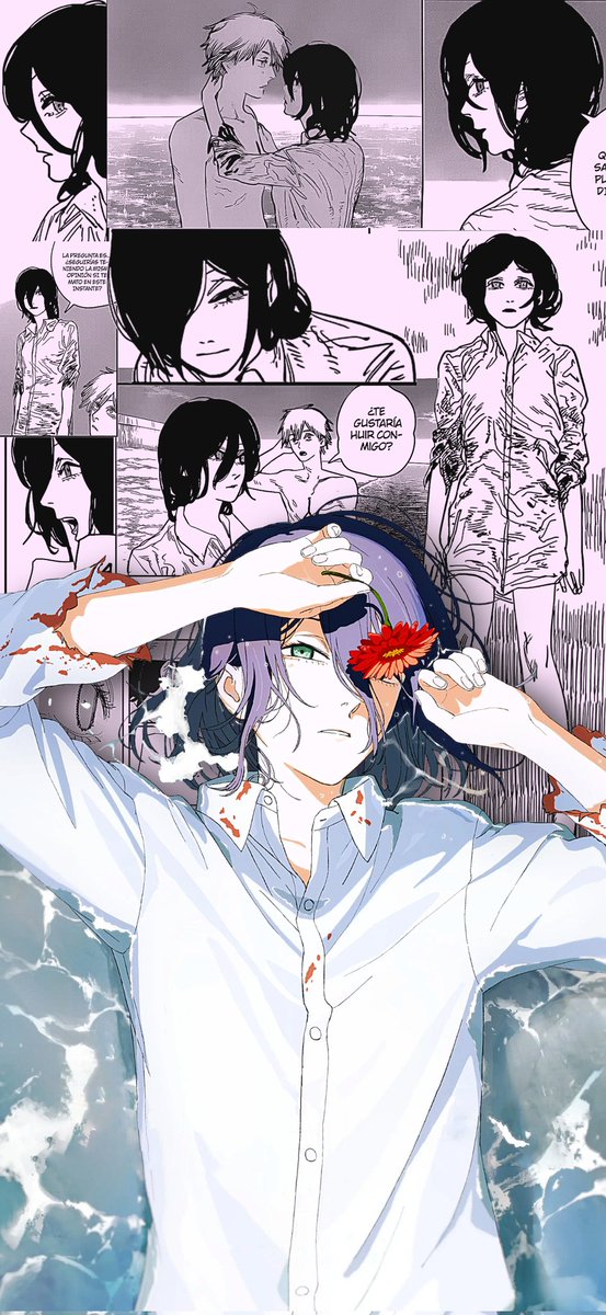 Denji, para ser sincera.. yo tampoco fui a la escuela nunca💜⛱️💣
#Reze #BombGirl  #Chainsawman #レゼ #チェンソーマン #anime #manga #fanartㅤ #AIillustration #Denji #wallpaper #csm #bombdevil #RezeChainsawMan #Otaku