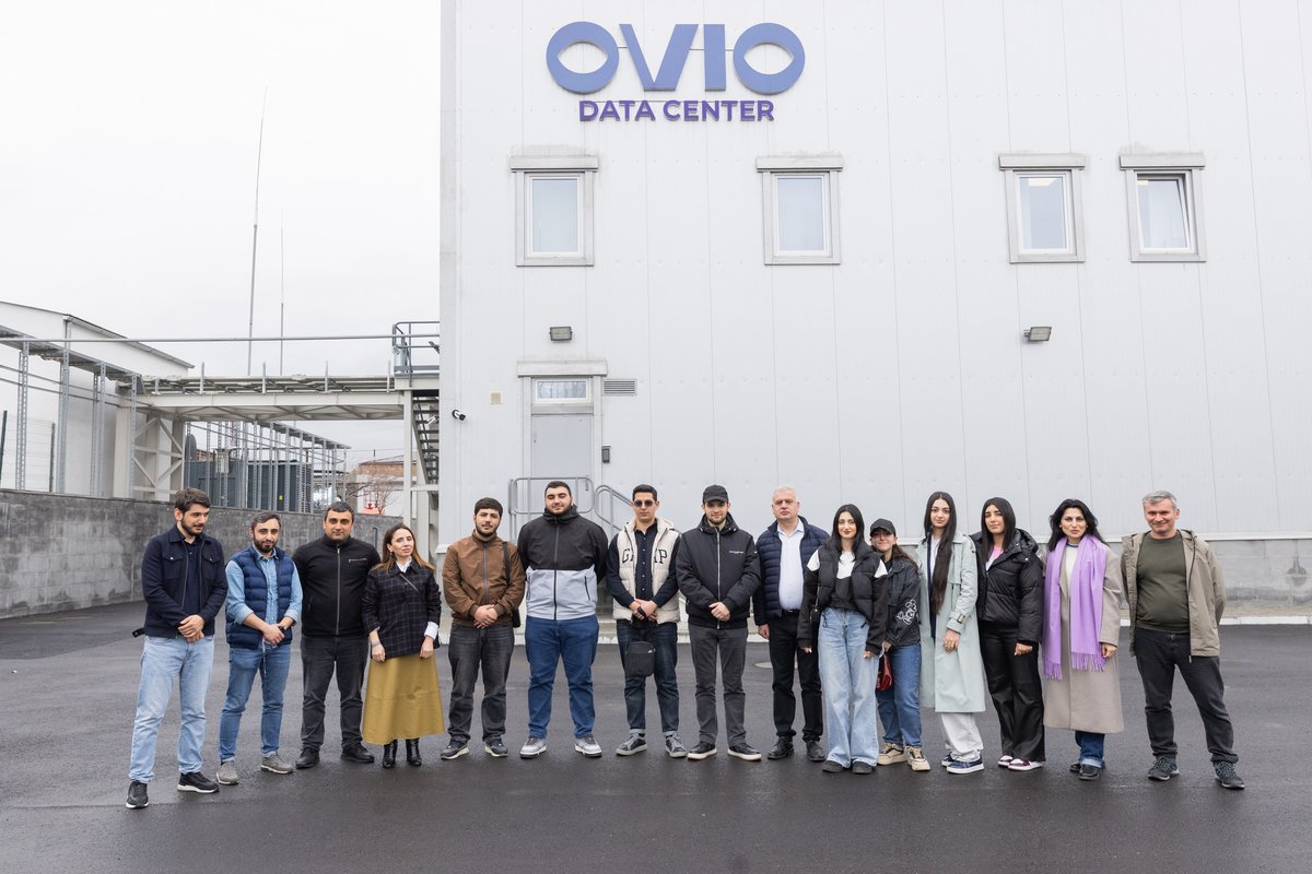 UnionOperatorAM's tweet photo. 📡 A visit to the OVIO data processing center took place as part of "Telecommunications Week 2026"

#TelecomWeek2026 #Data #Base #ASUE #OVIO #UOA https://t.co/in3csuo42R