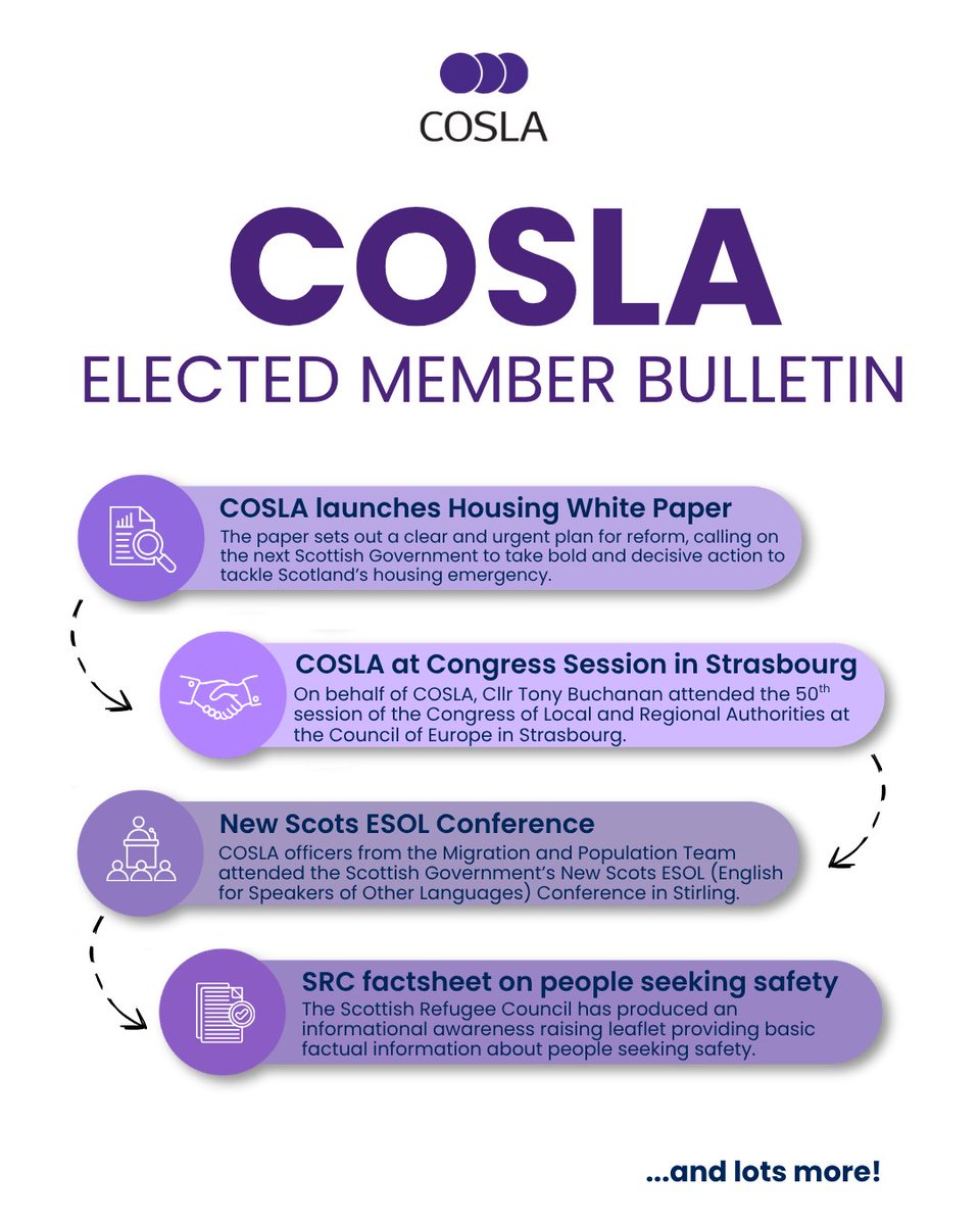 COSLA tweet media