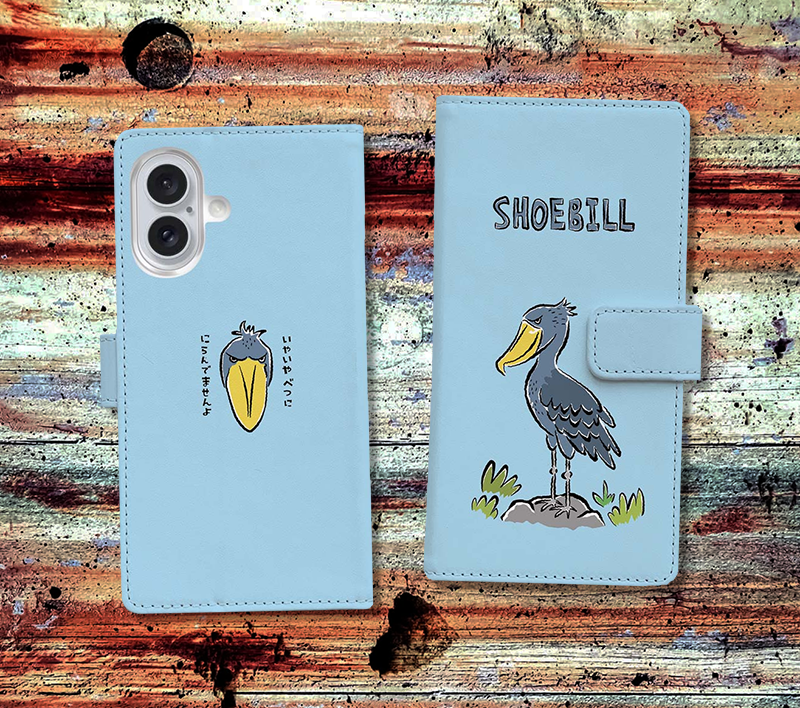 ＼✨新着スマホケース情報✨／

ハシビロコウの手帳型スマホケースの色違いが新登場‼️

ハシビロコウ_ライトブルー(wakat)
anglers-case.com/products/detai…

#鳥 #動かない鳥 #手帳型 #スマホカバー #アングラーズケース