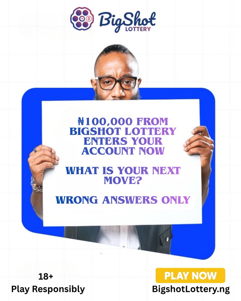 BigshotLottery's tweet photo. Someone said, “I’ll start crying.”
What’s your own wrong answer? Tell us in the comment section https://t.co/VxCmxI7raE