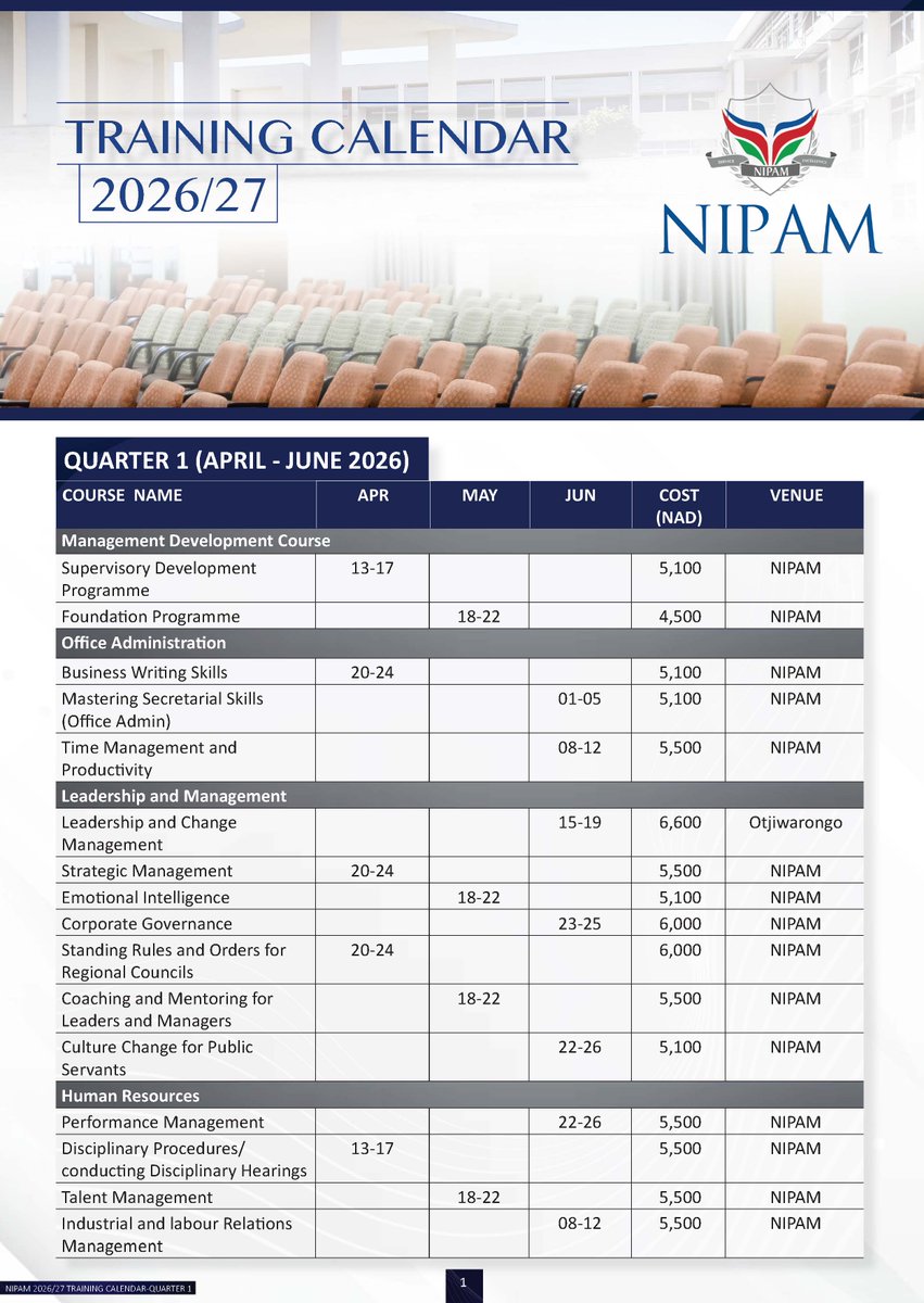 NIPAM NAMIBIA tweet media
